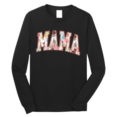 Vintage Floral Mama Long Sleeve Shirt