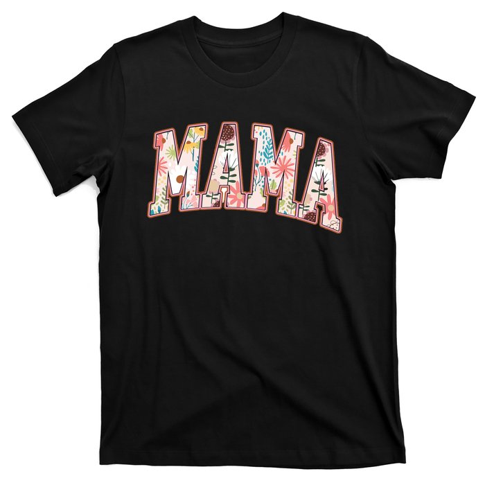 Vintage Floral Mama T-Shirt