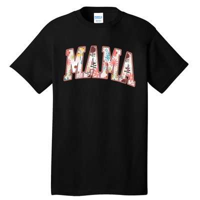 Vintage Floral Mama Tall T-Shirt