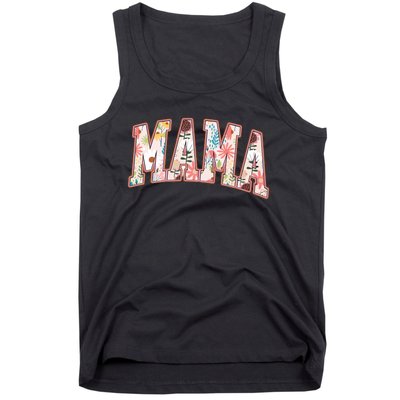 Vintage Floral Mama Tank Top