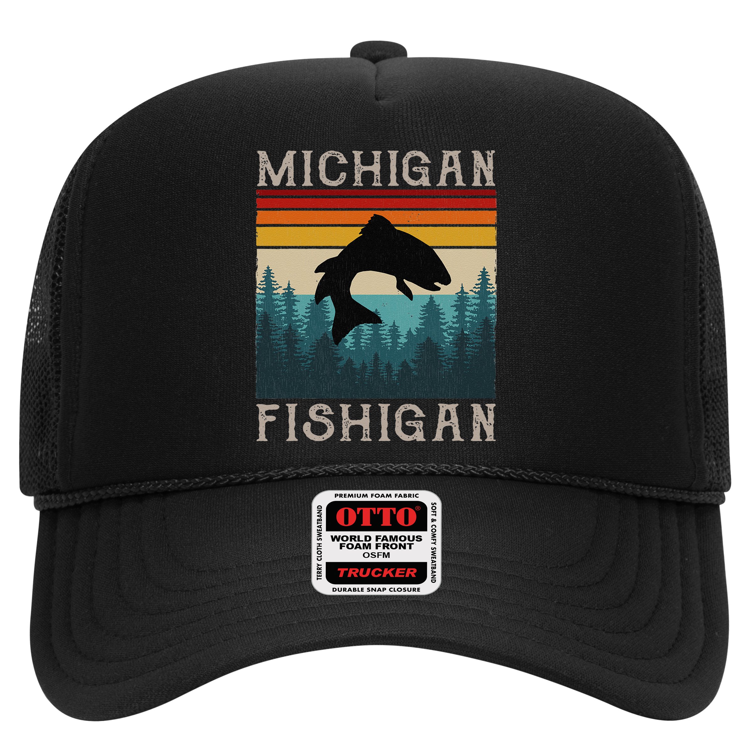 Vintage Fishing Michigan Pun Michigan Fishigan Hat