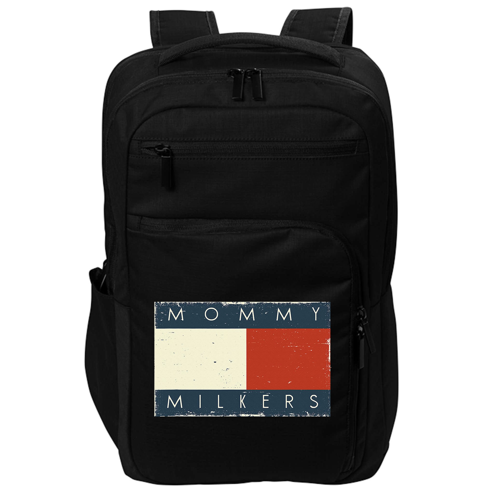 Vintage Funny Meme Love Mommy Milkers Impact Tech Backpack