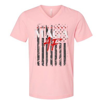 Vote Felon Maga Af Trump 2024 V-Neck T-Shirt