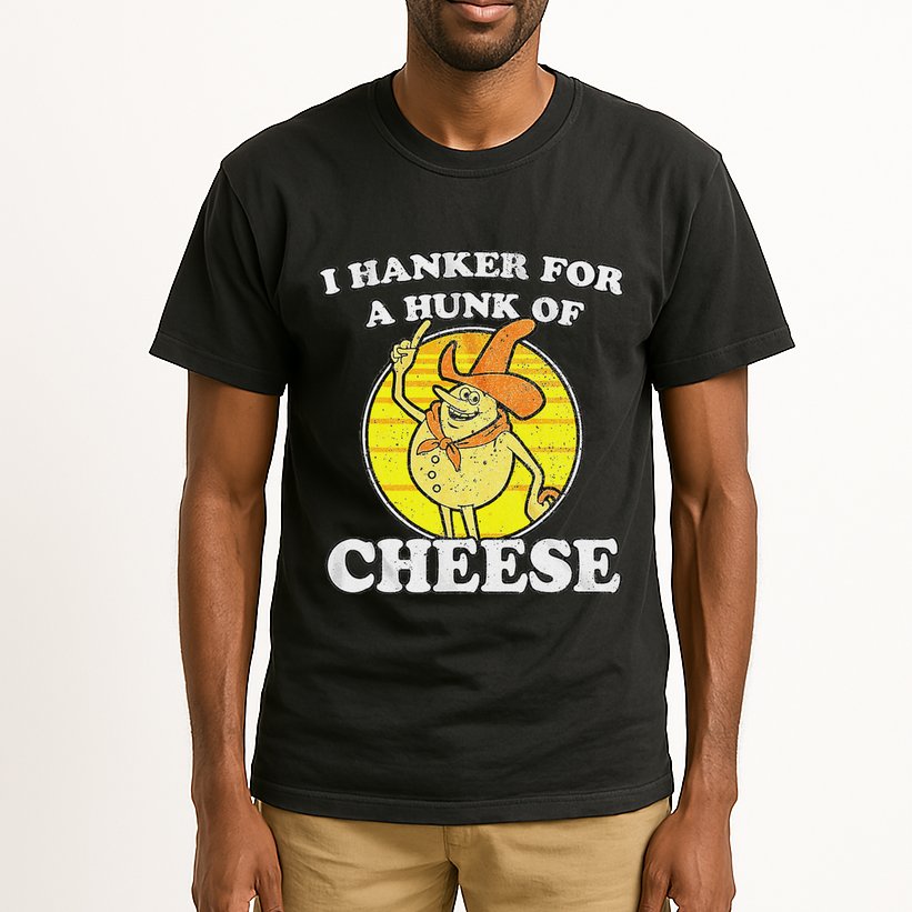 Vintage Funny Meme Retro I Hanker For A Hunk O Cheese Tall T-Shirt