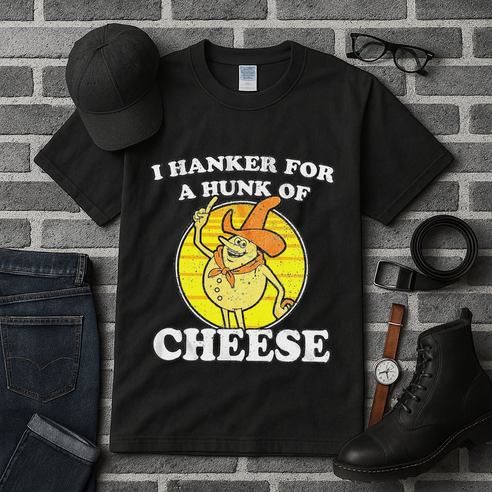 Vintage Funny Meme Retro I Hanker For A Hunk O Cheese Tall T-Shirt