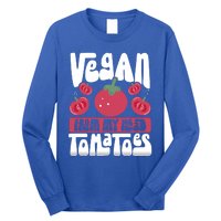 Vegan From My Head Tomatoes Veganism Meaningful Gift Long Sleeve Shirt