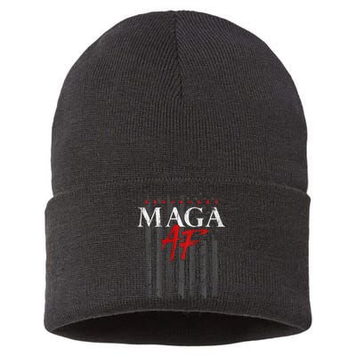 Vote Felon Maga Af Trump 2024 Sustainable Knit Beanie