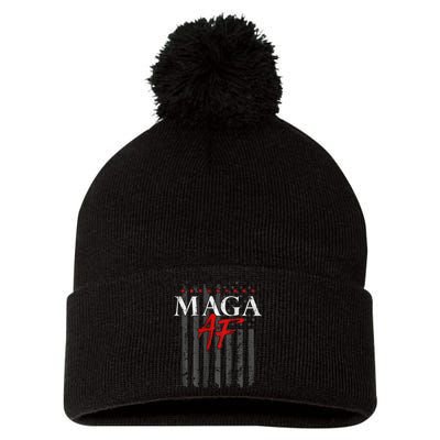 Vote Felon Maga Af Trump 2024 Pom Pom 12in Knit Beanie