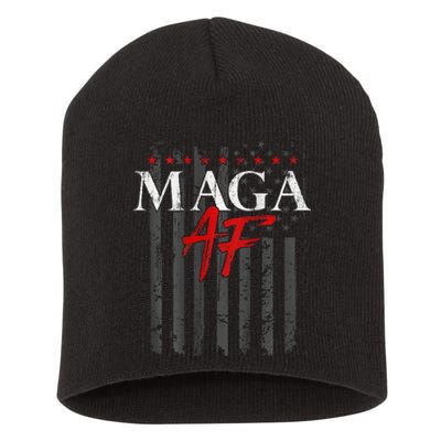 Vote Felon Maga Af Trump 2024 Short Acrylic Beanie