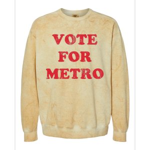 Vote For Metro Mustic Lover Saying Rapper Hiphop Culture Colorblast Crewneck Sweatshirt