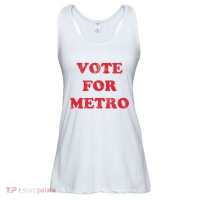 Vote For Metro Mustic Lover Saying Rapper Hiphop Culture Ladies Essential Flowy Tank