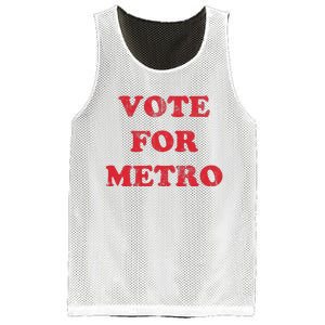 Vote For Metro Mustic Lover Saying Rapper Hiphop Culture Mesh Reversible Basketball Jersey Tank