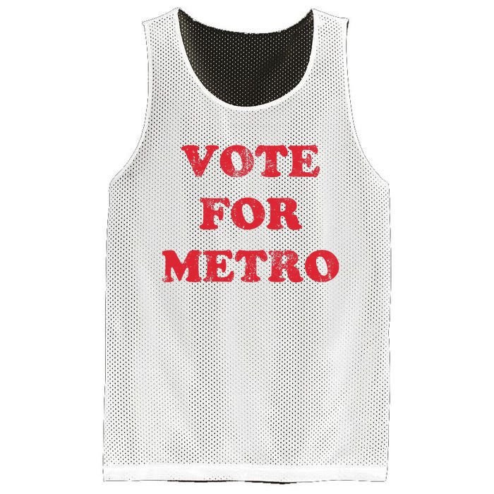 Vote For Metro Mustic Lover Saying Rapper Hiphop Culture Mesh Reversible Basketball Jersey Tank