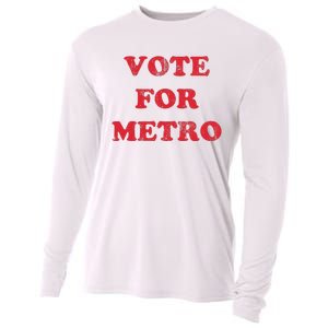 Vote For Metro Mustic Lover Saying Rapper Hiphop Culture Cooling Performance Long Sleeve Crew