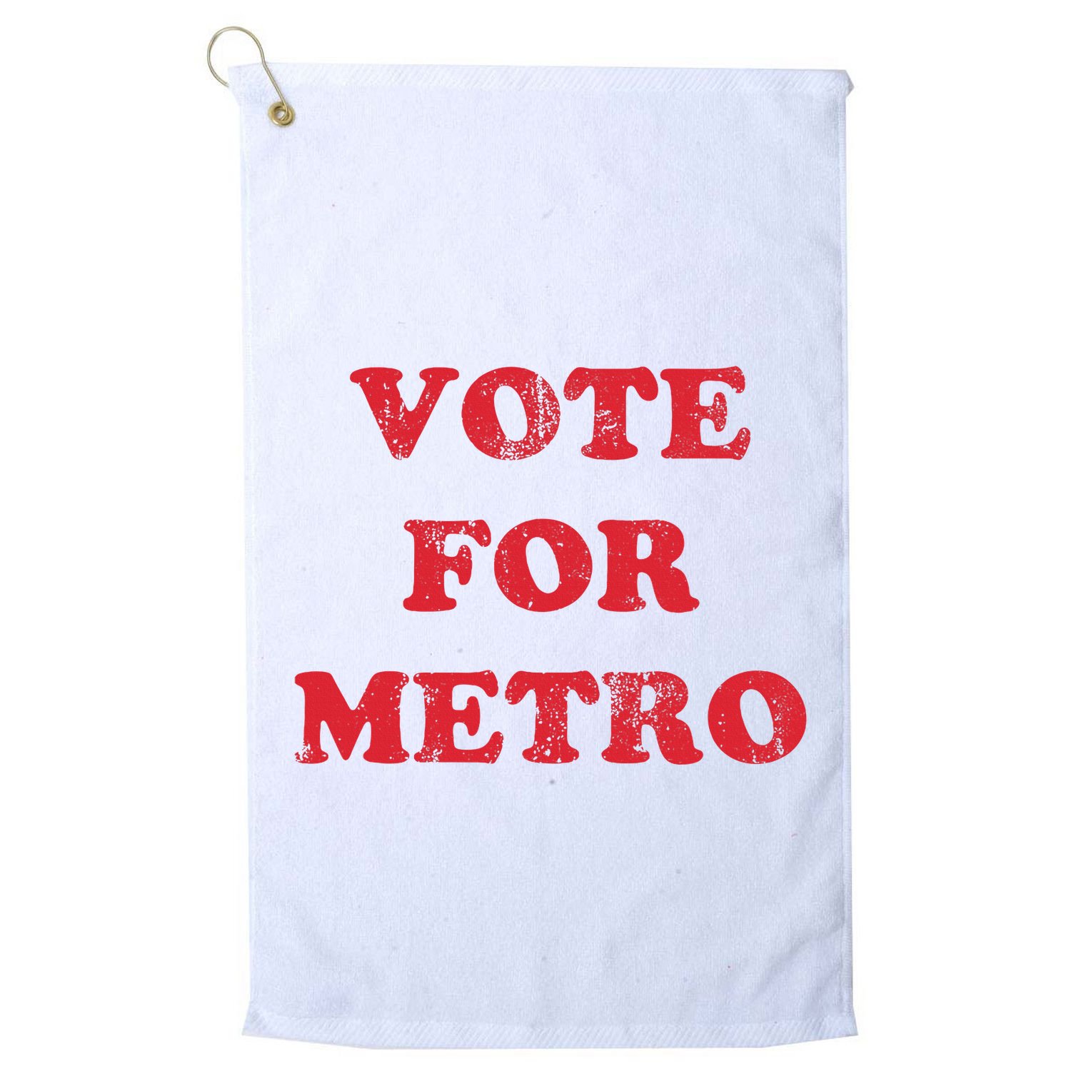 Vote For Metro Mustic Lover Saying Rapper Hiphop Culture Golf Towel