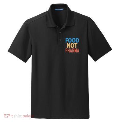 Vintage Food Not Pharma Dry Zone Grid Polo