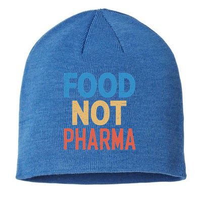 Vintage Food Not Pharma Sustainable Beanie