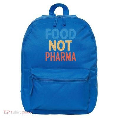 Vintage Food Not Pharma 16 in Basic Backpack