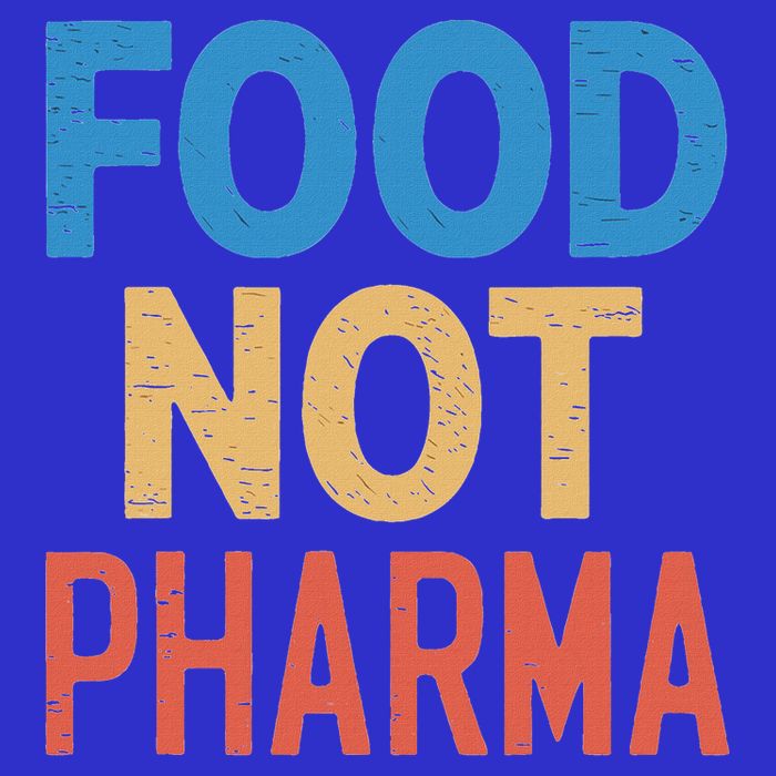 Vintage Food Not Pharma Womens Tank Top