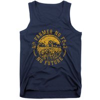 Vintage Farm No Farmer No Food No Future Farming Farm Lover Tank Top