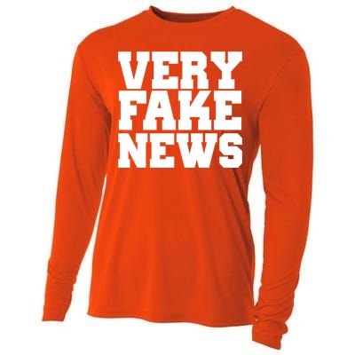 Very Fake News VFN Cooling Performance Long Sleeve Crew