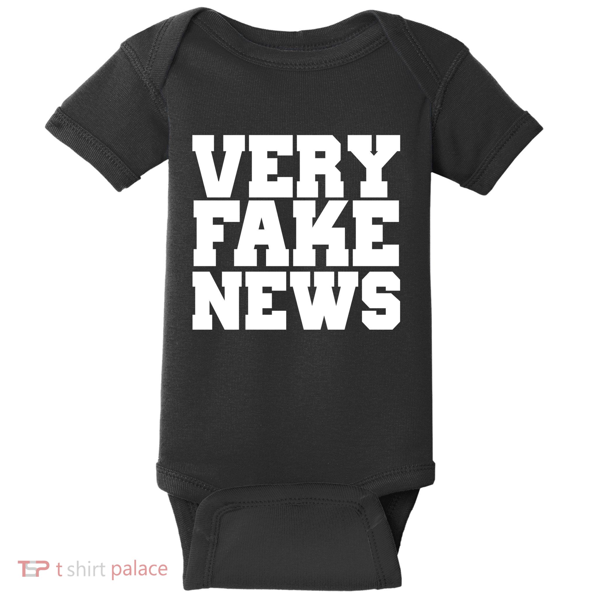 Very Fake News VFN Baby Bodysuit