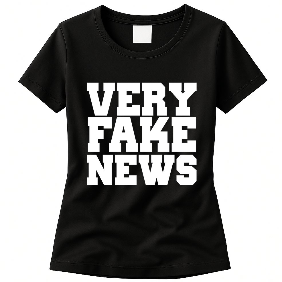 Very Fake News VFN Womens T-Shirt