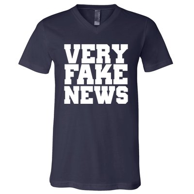 Very Fake News VFN V-Neck T-Shirt