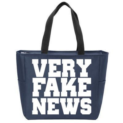 Very Fake News VFN Zip Tote Bag