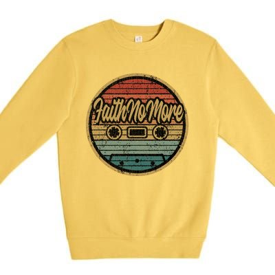 Vintage Faith No More Cassette Retro Circle Musician Premium Crewneck Sweatshirt