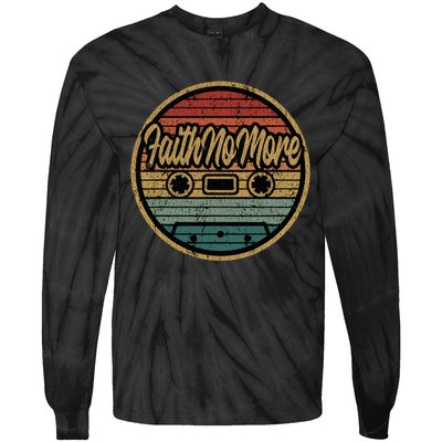 Vintage Faith No More Cassette Retro Circle Musician Tie-Dye Long Sleeve Shirt