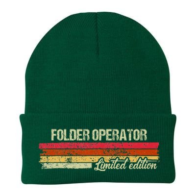 Vintage Folder Operator Limited Edition Knit Cap Winter Beanie