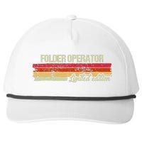 Vintage Folder Operator Limited Edition Snapback Five-Panel Rope Hat