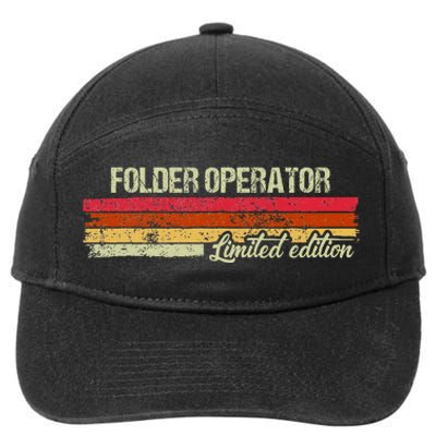 Vintage Folder Operator Limited Edition 7-Panel Snapback Hat