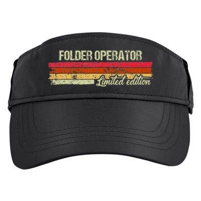 Vintage Folder Operator Limited Edition Adult Drive Performance Visor