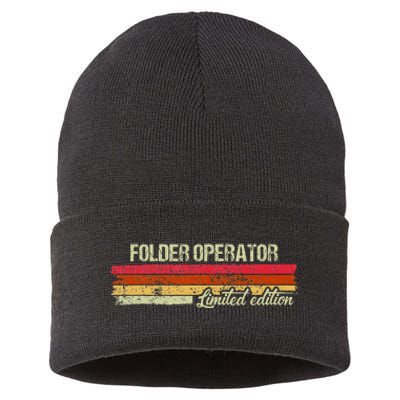 Vintage Folder Operator Limited Edition Sustainable Knit Beanie