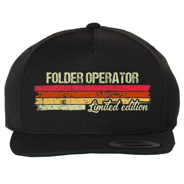 Vintage Folder Operator Limited Edition Wool Snapback Cap