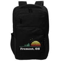 Vintage Fremont Ohio Home Souvenir Print Impact Tech Backpack