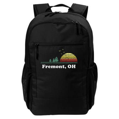 Vintage Fremont Ohio Home Souvenir Print Daily Commute Backpack