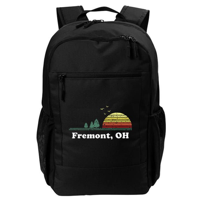 Vintage Fremont Ohio Home Souvenir Print Daily Commute Backpack