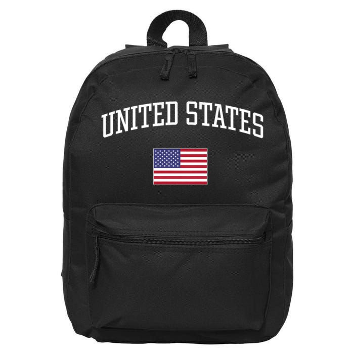 Vintage Flag Of United States Of America Love Your Country 16 in Basic Backpack