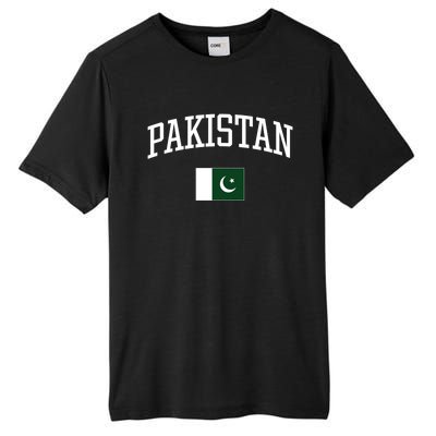 Vintage Flag Of Pakistan Love Your Country Gift Tall Fusion ChromaSoft Performance T-Shirt