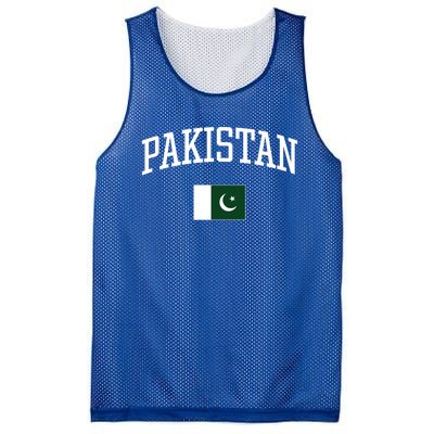 Vintage Flag Of Pakistan Love Your Country Gift Mesh Reversible Basketball Jersey Tank