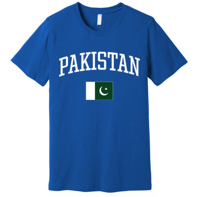 Vintage Flag Of Pakistan Love Your Country Gift Premium T-Shirt