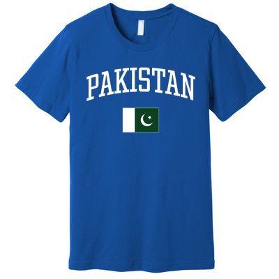 Vintage Flag Of Pakistan Love Your Country Gift Premium T-Shirt