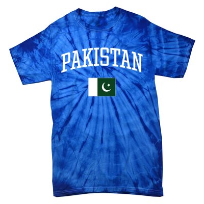 Vintage Flag Of Pakistan Love Your Country Gift Tie-Dye T-Shirt