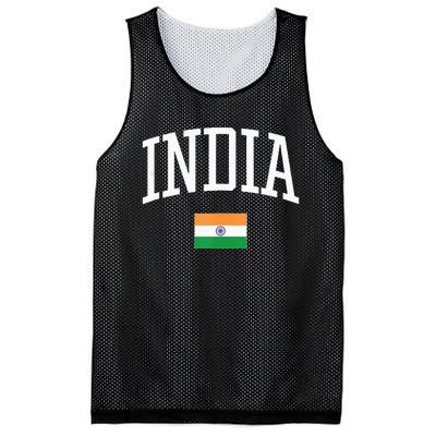 Vintage Flag Of India Love Your Country Mesh Reversible Basketball Jersey Tank