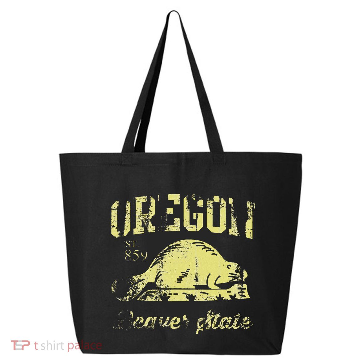 Vintage Fade Oregon Flag Beaver State Travel Men Women 25L Jumbo Tote