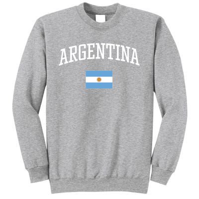 Vintage Flag Of Argentina Love Your Country Gift Sweatshirt