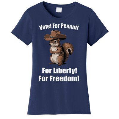 Vote For Peanut For Liberty For Freedom Women's T-Shirt